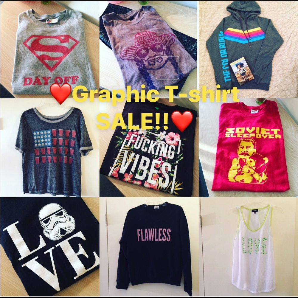 Graphic T-shirt SALE / Make me an offer ❤️